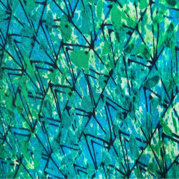 Soft Surroundings Marianna Geo Batik
Chalis Tiered Midi Dress. Size Medium. - Picture 9 of 12